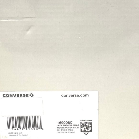 Converse Jack Purcell x Feng Chen Wang Mid Top Leather Women Sneakers 169008C - Picture 2 of 11